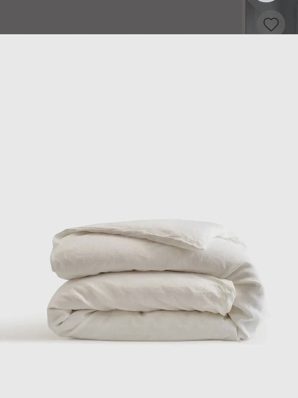 Quince 100% Linen duvet cover KING